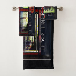 Zwarte schapen bad handdoek