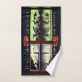 Zwarte schapen bad handdoek (Handdoek)