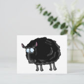 Zwarte schapen briefkaart (Staand voorkant)