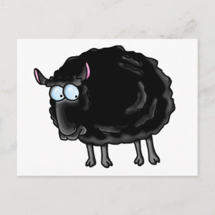 Zwarte schapen briefkaart