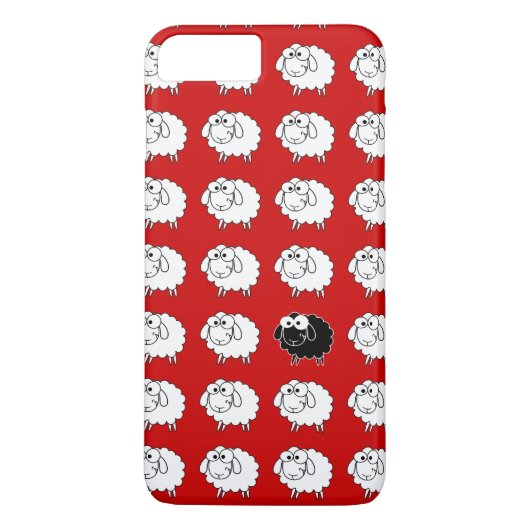 Zwarte schapen Case-Mate iPhone case (Achterkant)