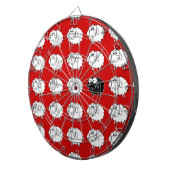 Zwarte schapen dartbord (Voorkant Rechts)