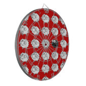 Zwarte schapen dartbord (Voorkant Links)