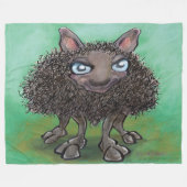 Zwarte schapen fleece deken (Voorkant (Horizontaal))