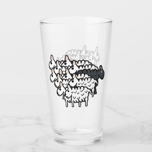 Zwarte schapen glas (Voorkant)
