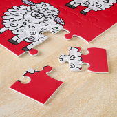 Zwarte schapen in de familie Puzzle Legpuzzel (Zijkant)