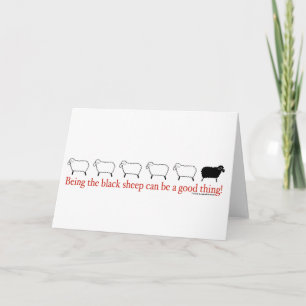 Zwarte schapen kaart