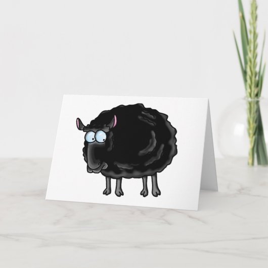 Zwarte schapen kaart (Voorkant)