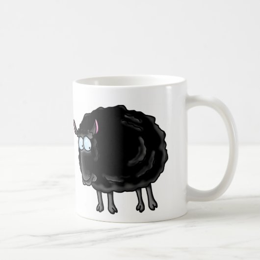 Zwarte schapen koffiemok (Rechts)