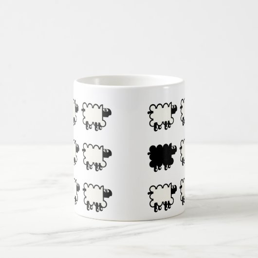 Zwarte schapen koffiemok (Center)