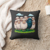 Zwarte schapen kussen (Deken)