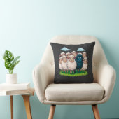 Zwarte schapen kussen (Stoel)