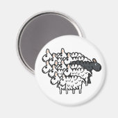 Zwarte schapen magneet (Voorkant / Achterkant)