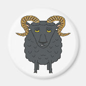 Zwarte schapen magneet (Voorkant)