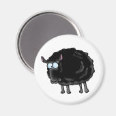 Zwarte schapen magneet (Voorkant / Achterkant)