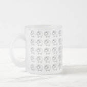 Zwarte schapen matglas koffiemok (Links)