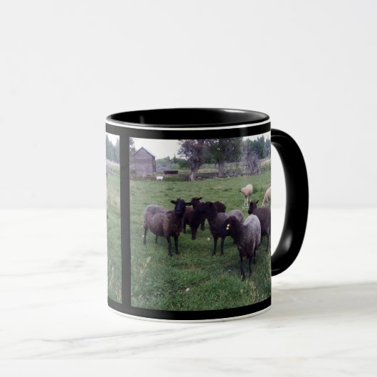 Zwarte schapen mok (Voorkant rechts)