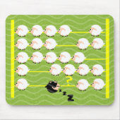 zwarte schapen muismat (Voorkant)