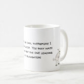 zwarte schapen niet de mok van de wolf - koffie (Voorkant rechts)