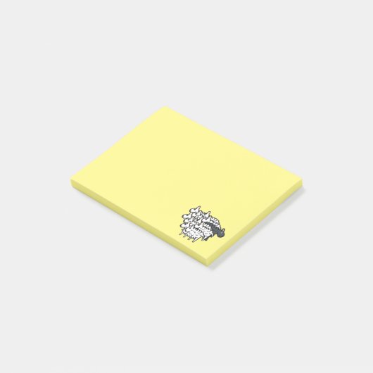 Zwarte schapen post-it® notes (Schuin)