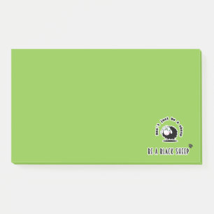 zwarte schapen post-it® notes
