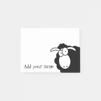 Zwarte schapen post-it® notes