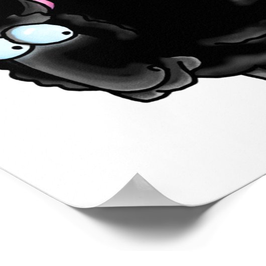 Zwarte schapen poster (Hoek)