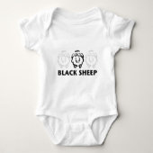 zwarte schapen romper (Voorkant)