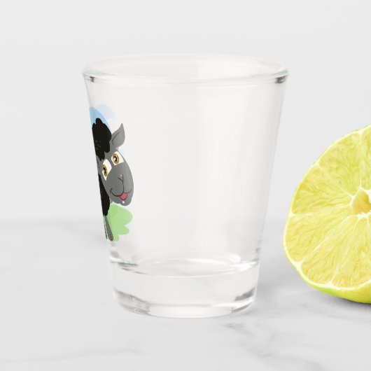 Zwarte schapen shot glas (Rechts)