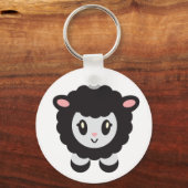 Zwarte schapen sleutelhanger (Voorkant)