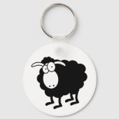 Zwarte schapen sleutelhanger (Voorkant)