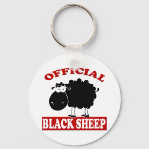 Zwarte schapen sleutelhanger