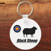 Zwarte schapen sleutelhanger (Voorkant)