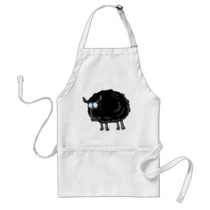 Zwarte schapen standaard schort