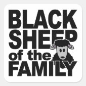 ZWARTE SCHAPEN STICKERS (Voorkant)
