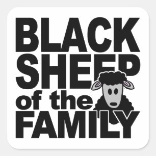 ZWARTE SCHAPEN STICKERS