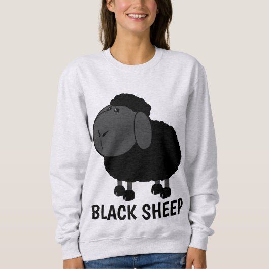 ZWARTE SCHAPEN T-Hemden Trui (Voorkant)