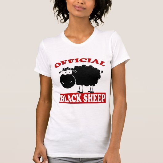 Zwarte schapen t-shirt (Voorkant)