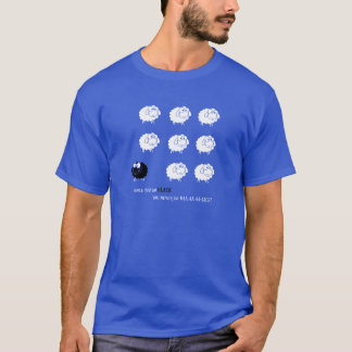 Zwarte schapen t-shirt