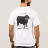 Zwarte schapen t-shirt (Achterkant)