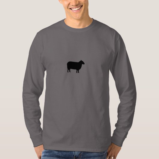 Zwarte schapen t-shirt (Voorkant)