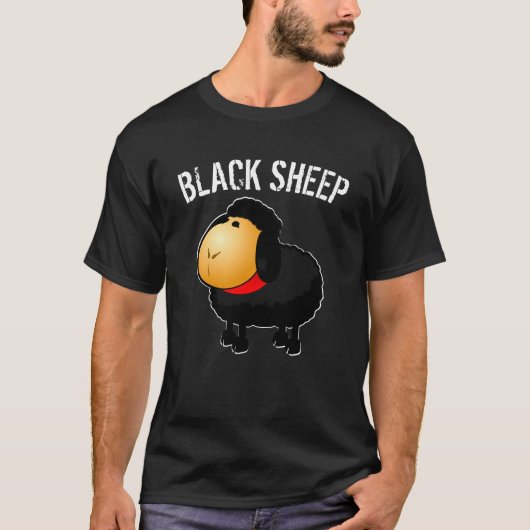 Zwarte schapen... Toch liefste Funny Custom T-shirt (Voorkant)