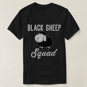 Zwarte Schapen Troep Grappig Ontwerp T-shirt