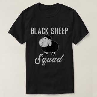 Zwarte Schapen Troep Grappig Ontwerp T-shirt