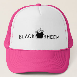 Zwarte schapen trucker pet