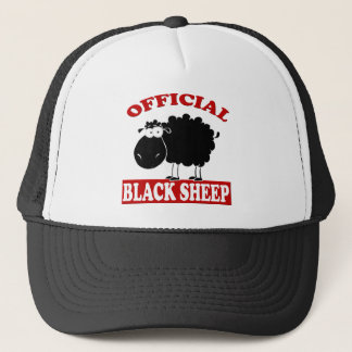 Zwarte schapen trucker pet