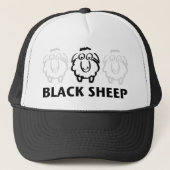 zwarte schapen trucker pet (Voorkant)