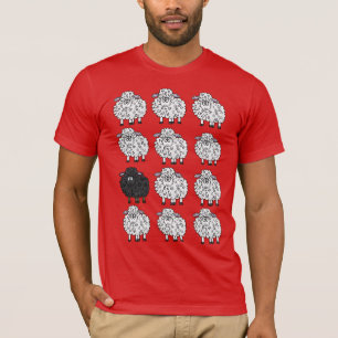 Zwarte Schapen van de familie T-Shirt
