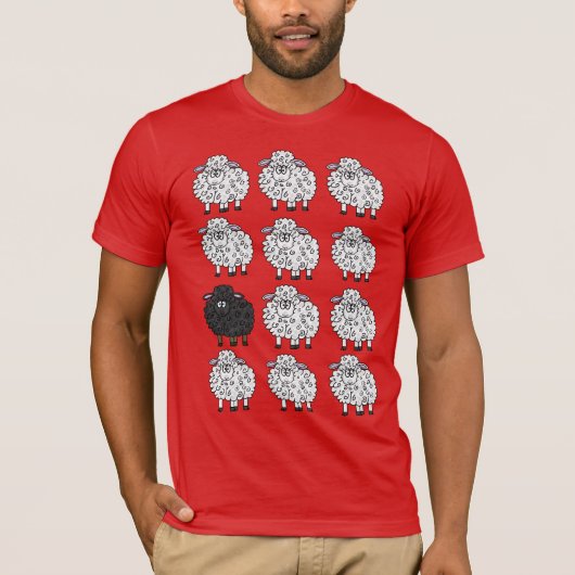 Zwarte Schapen van de familie T-Shirt (Voorkant)