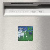 Zwarte schapenmagneet magneet (Insitu (Vaatwasser))